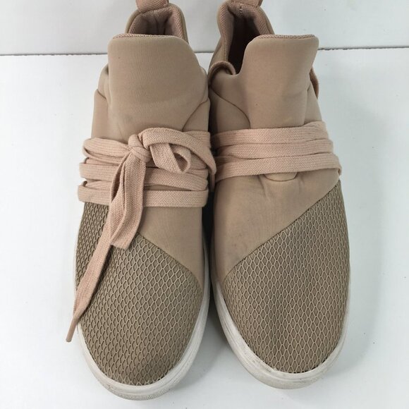 Steve Madden Lancer Pull on Sneaker Peach Tan  Size 7M - Picture 3 of 11